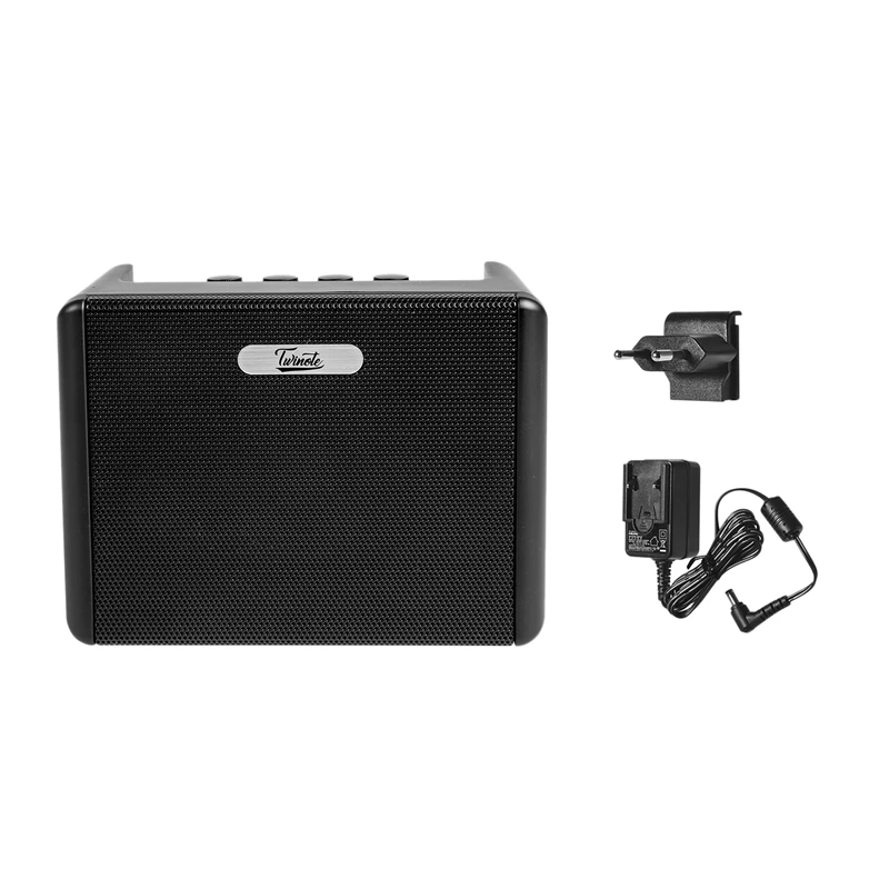 

New Hot Twinote TGA-3 Mini Desktop Guitar Amplifier 3.2W Amp Built-In Distortion Delay Effects With 3.5Mm Headphone Output