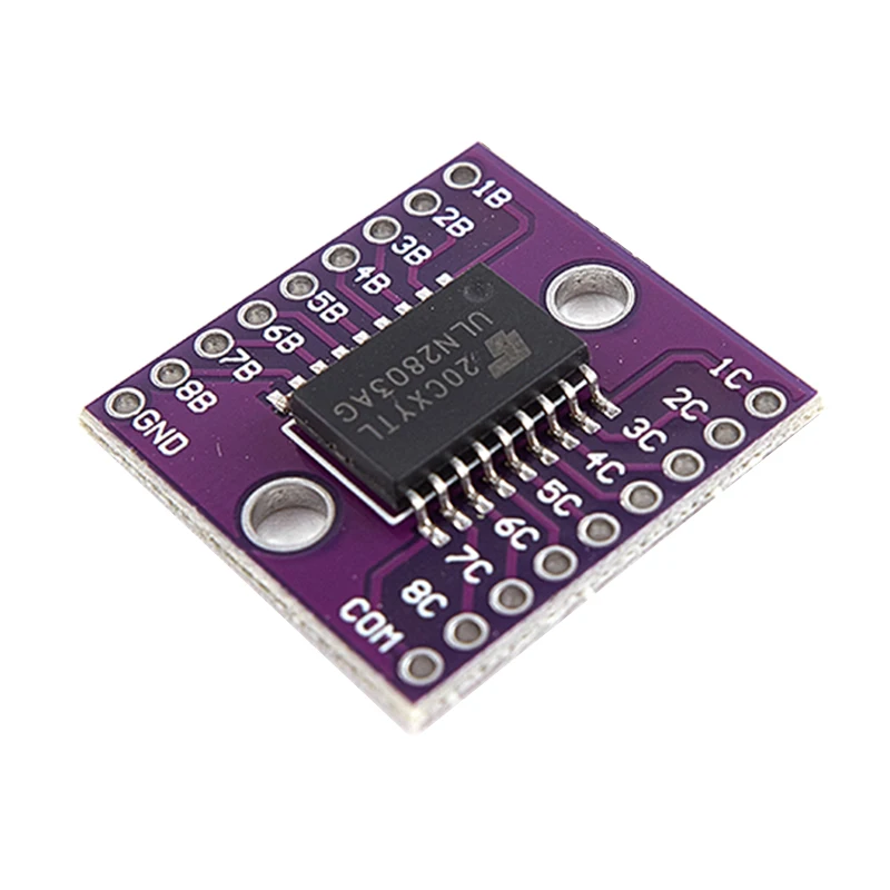 Модуль драйвера транзисторов ULN2803A DARLINGTON с высоким выдерживаемым напряжением и