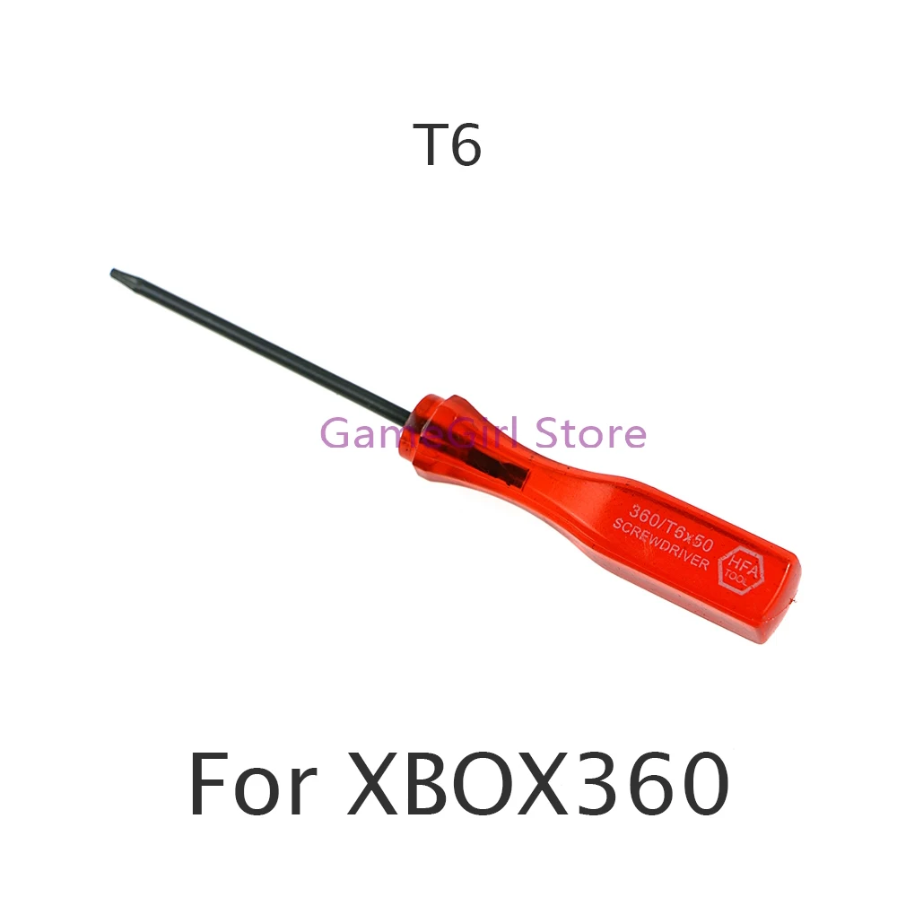 2 шт. красная отвертка Torx T6 для контроллера XBOX360 XBOXONE инструмент ремонта