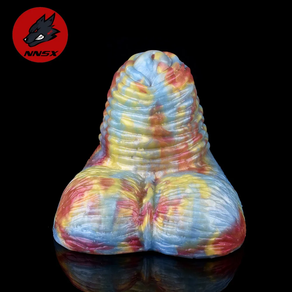 Силиконовая Анальная пробка NNSX массажер простаты с присоской сексуальные