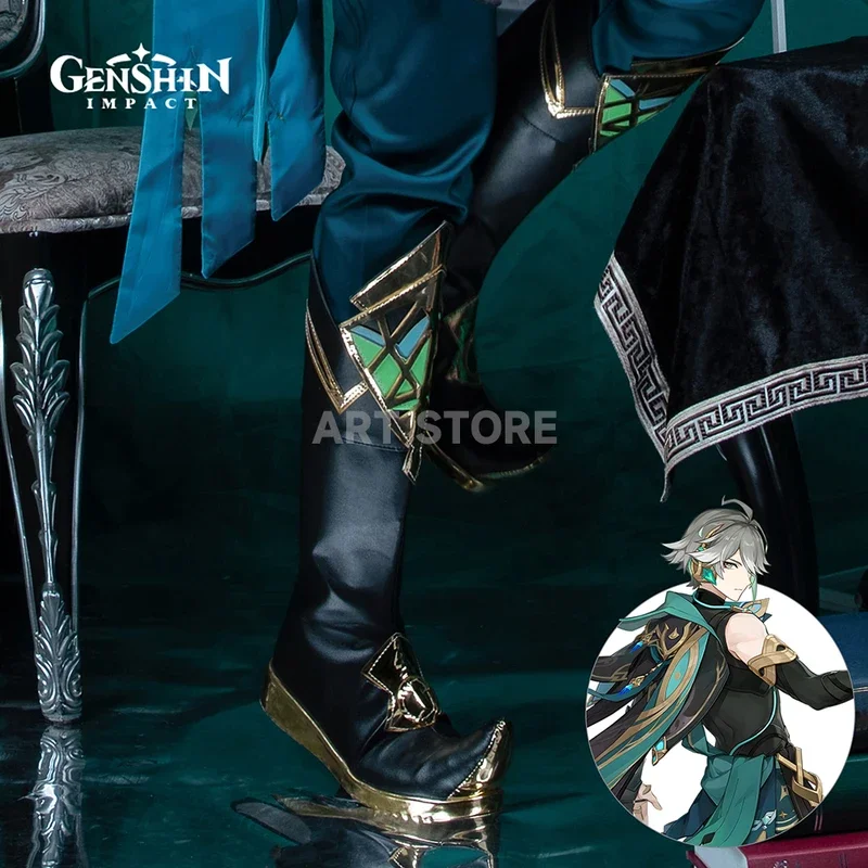 Женские туфли для косплея Alhaitham из Genshin Impact