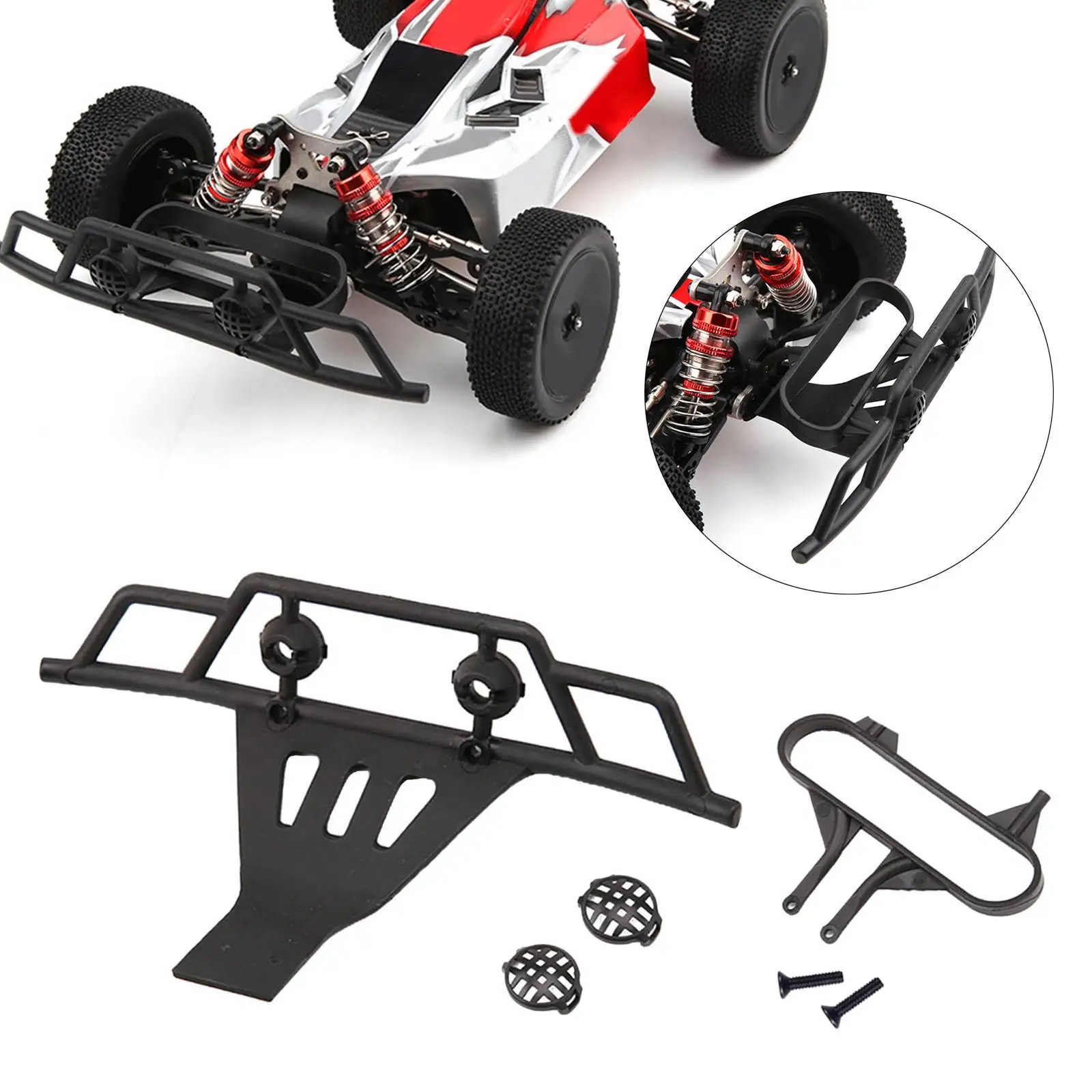 Универсальный пластиковый передний бампер для Wltoys 114 112 аксессуары для радиоуправляемых грузовиков Модель хобби автомобиль с дистанционн... (art.: 3920bc979df56) - 3920bc979df56