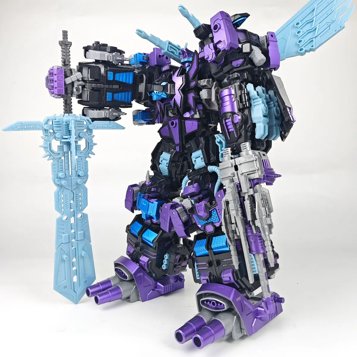 Фото TENGYANG DARK Predacons Combiners Wars KO Transformation 5 в 1 Predaking G1 36 см фигурка подарок ребенку БЕЗ КОРОБКИ №1