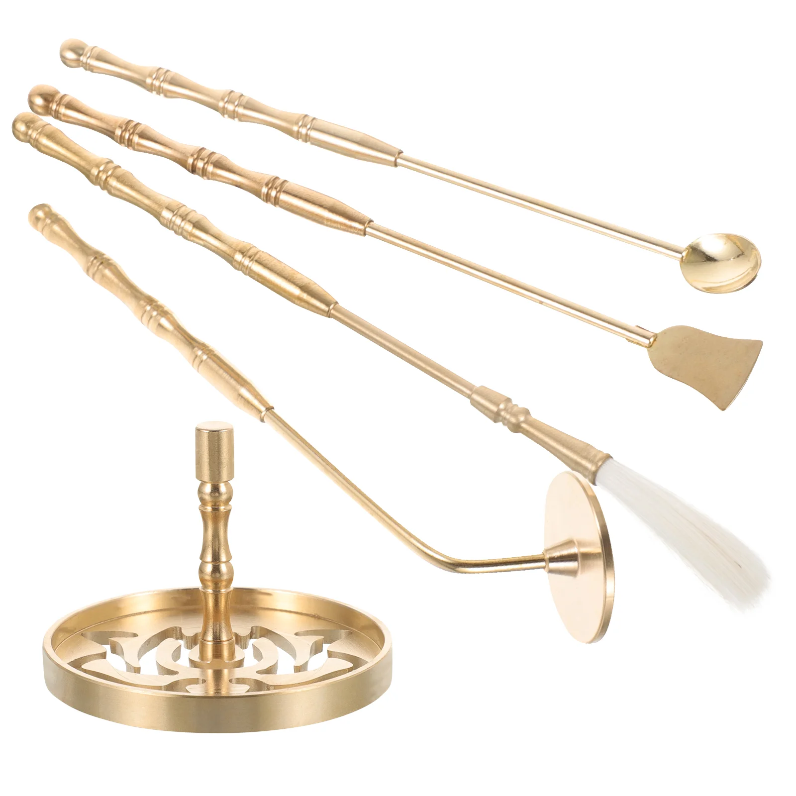 

1 Set Brass Making Tools Powder Mold Spoon Brush Ash Press Tool