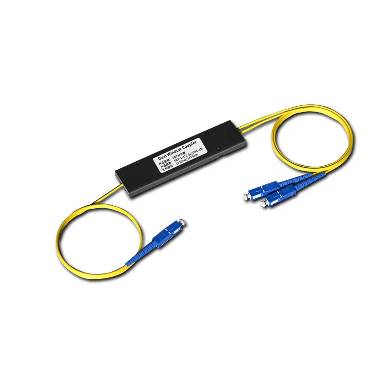 High Quality AVEIBEE SC APC UPC 1X2 PLC SC/APC SM Single Mode 0.9mm G657A1 LSZH 1m FTTH Fiber Optic Splitter