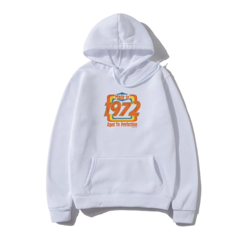 

Made In 1972 - Mens 46th Birthday Idea Novelty Outerwear 70s Seventies Retro Mans Unisex Cool Pride Outerwear Men
