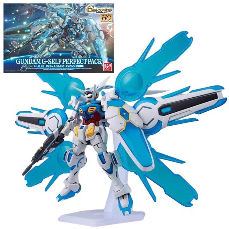 

Bandai 1/144 HG Gundam G-Self идеальная Сборная модель Gunpla, строительная фигурка украшения-игрушки, коллекционный подарок на день рождения