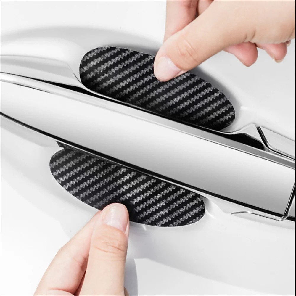 4 шт. защитная наклейка на ручку автомобиля для BMW F07 F10 F11 M5 Z4 E85 E89 E61 E60 E63 i8 и i3 E39