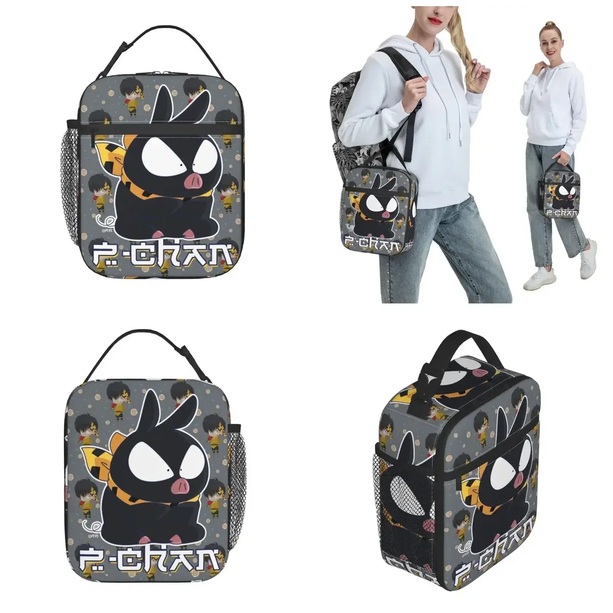 Ryoga Hibiki Pig аксессуары изолированная сумка для обеда школьный контейнер