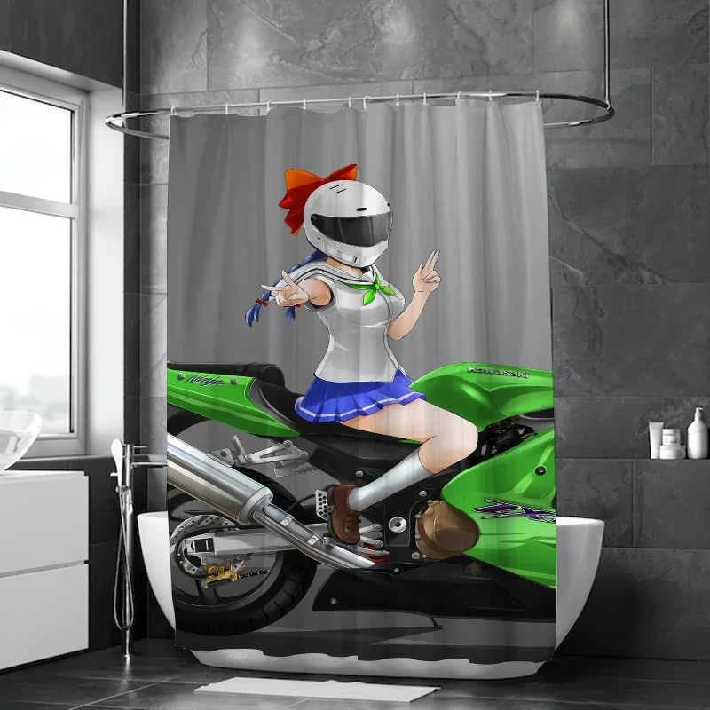 Занавеска Для Душа Bakuon Экологически Чистая Водостойкая Ткань В Современном