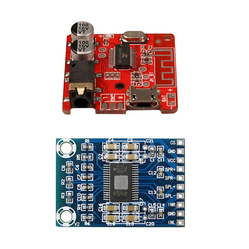 

TPA3116D2 Mini Digital Power Audio Stereo Amplifier Board & Bluetooth Audio Receiver Board