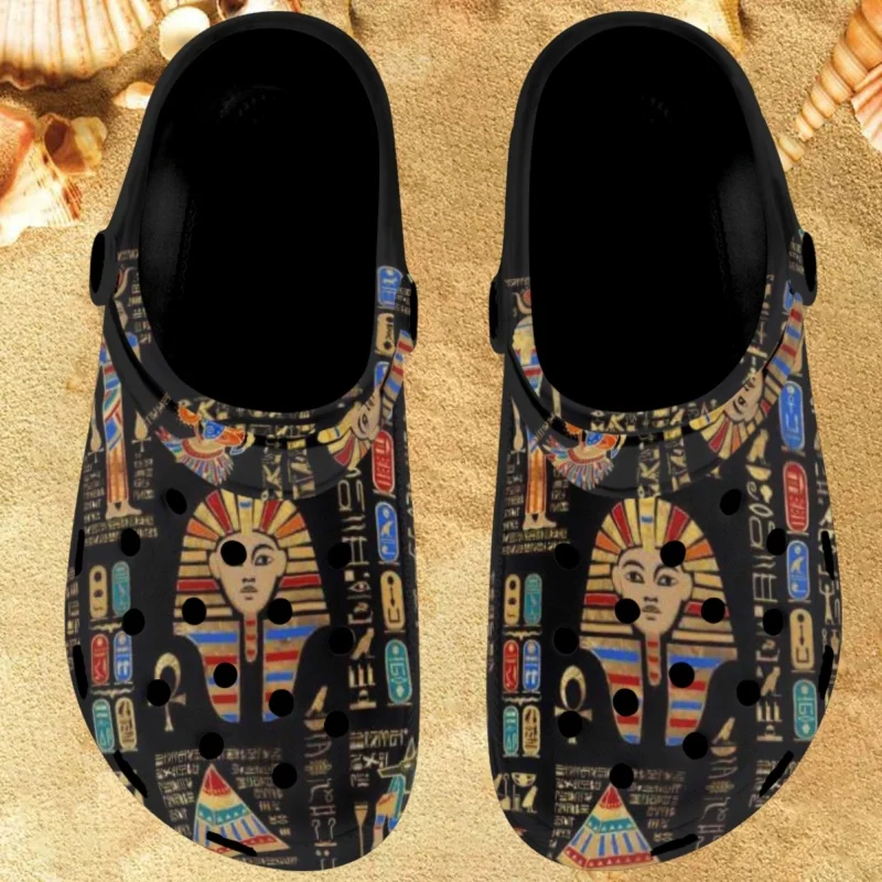 

Женские сандалии-слайды twoheart, летние сандалии в египетском стиле, с иероглифами и босоножками для бассейна, пляжная обувь на платформе для с...