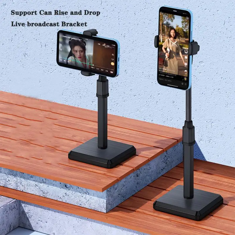 

Telescopic Mobile Phone Holder Portable For Iphone Xiaomi Samsung Phone Stand Desktop Phone Live Stand Cell Phone Support