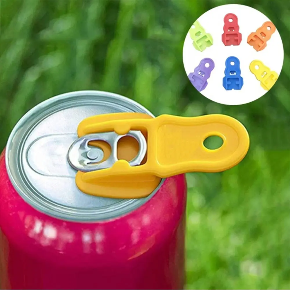 

6PCS Camping Tools Kitchen Tools Jars Lid Remover Corkscrew Easy Can Opener Can Be Sealed Bottle Opener