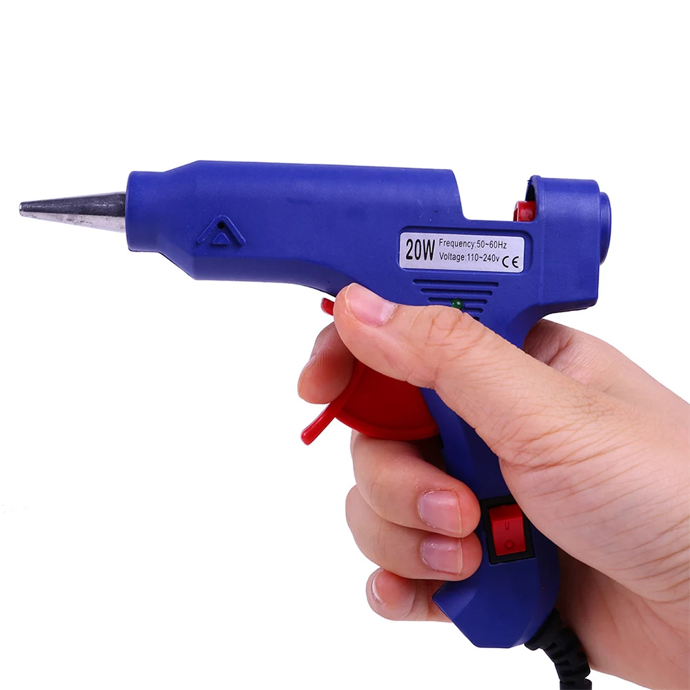 10 шт. клеевые палочки + высокотемпературный нагреватель машина для расплава