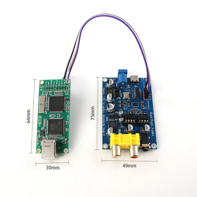Фото HIFI ES9038Q2M I2S плата декодера DSD512 обновленный декодер ЦАП Bluetooth плеер устройства 32 бит ES9038 №5