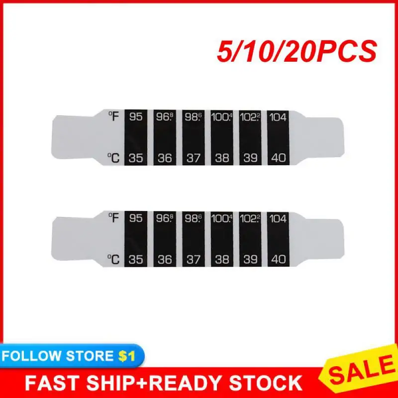 

5/10/20PCS Temperature Changing Sticker Versatile High-quality Reliable Temperature Reading Household Tool Temperature Sensor