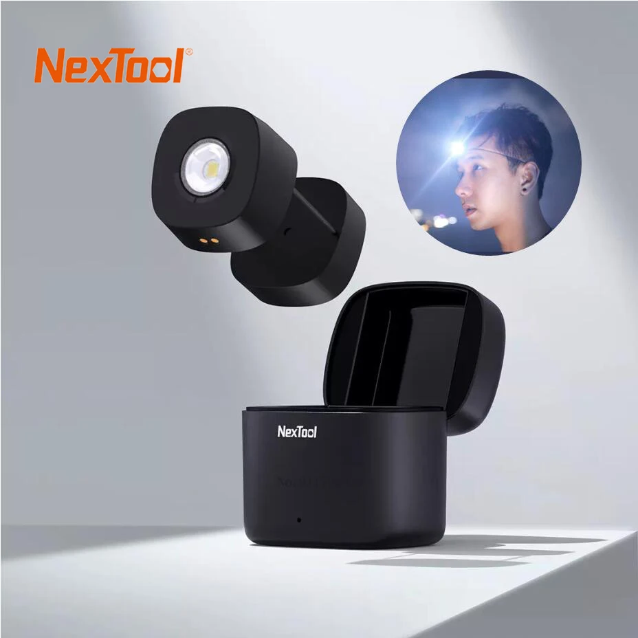 Nextool Headlight Night Walking Sport Headlamp Torches Portable Charging Case Ultra-light LED Lighting Waterproof Outdoor