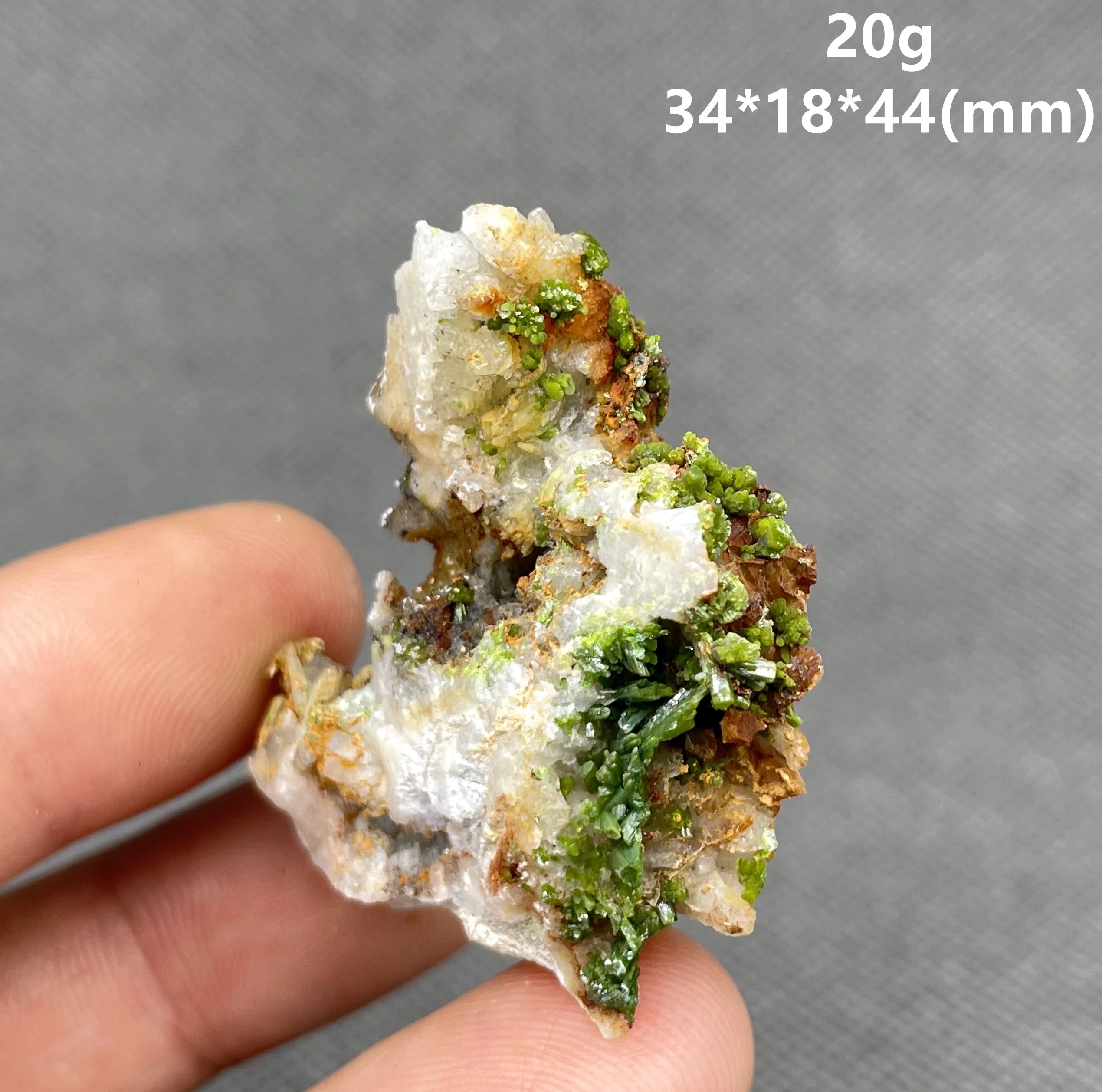 

BEST! 100% Natural Pyromorphite Symbiotic with crystals mineral specimen stones and crystals gemstones quartz