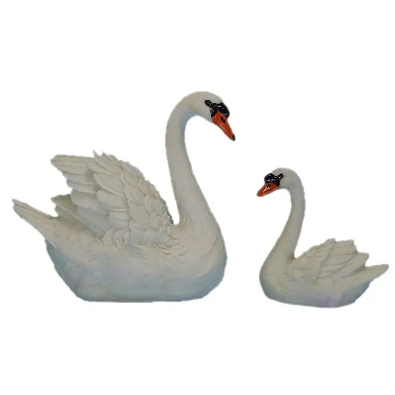 

Милая Мини-статуя из смолы, 2 шт., фонтан, сказка, сад, микро-ландшафт, домашняя искусственная статуя