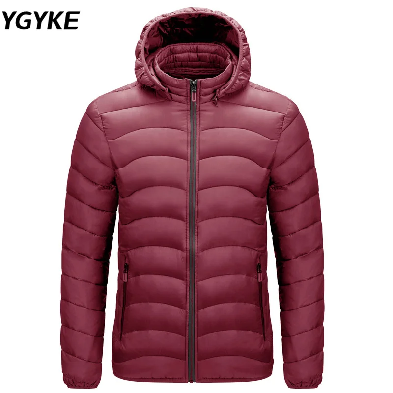 2022 New Winter Men's Zipper Jacket Coat Thickened Warm Windproof Hooded High-neck Cotton Clothing Casual Men's Jacket