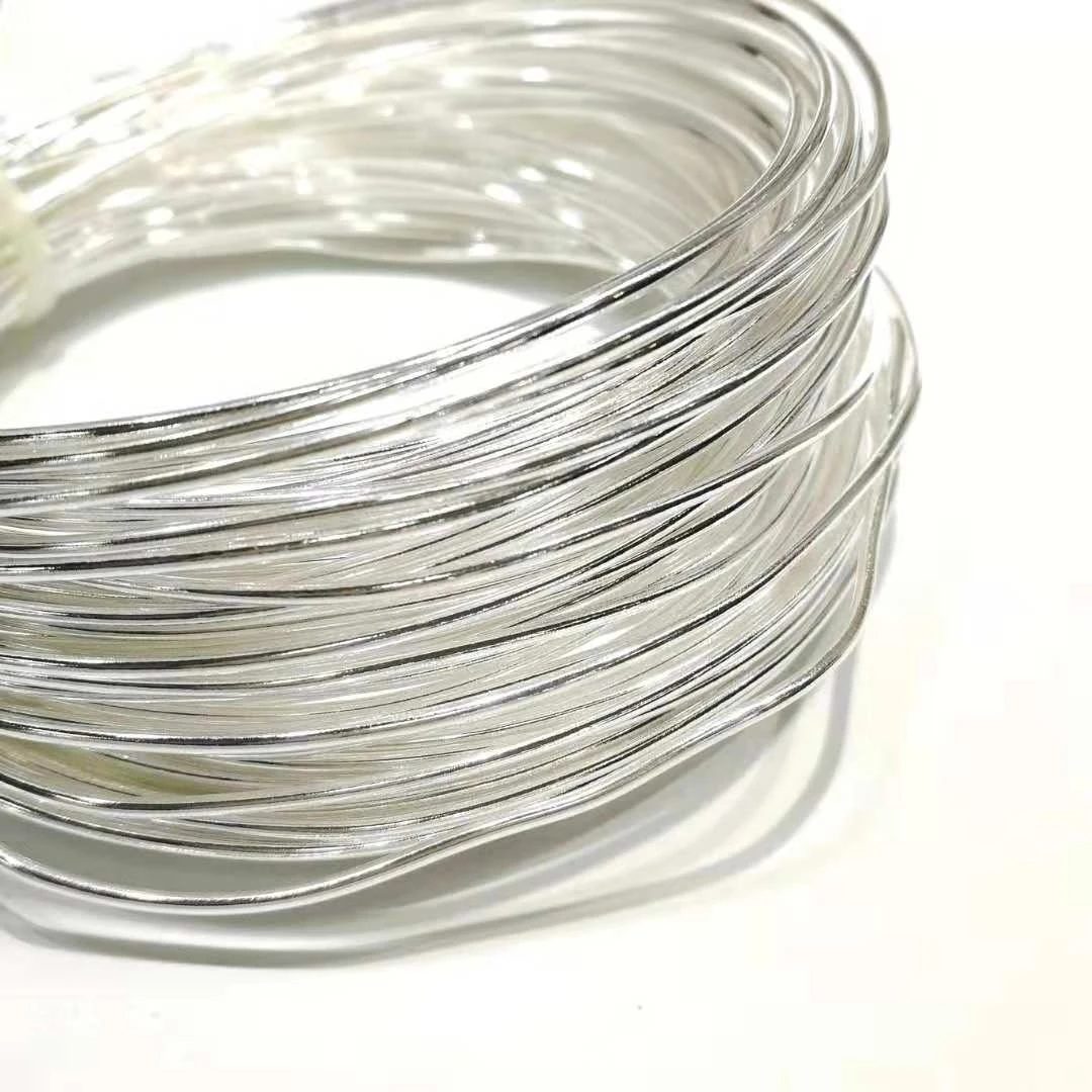 

1meter silver wire 0.3-1mm hard round solid 999 sterling silver wiring for jewelry beading wire DIY Jewelry Findings Making