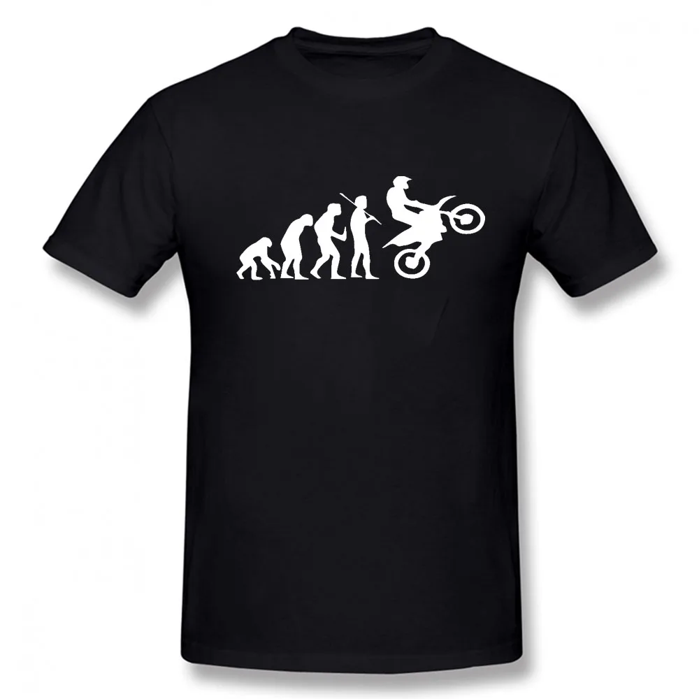 

Dirtbike Evolution Motocross Men T Shirt Summer Casual Fashion Men's T Shirt Cotton High Quality Short Sleeve T-Shirts