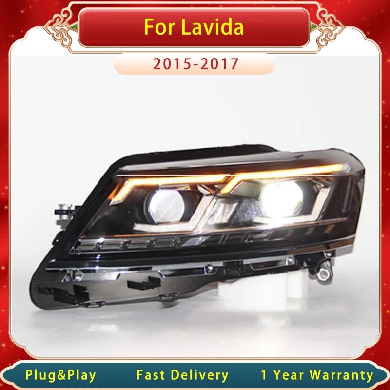 Автомобильная головка головного света для Volkswagen Lavida 2015-2017 динамическая