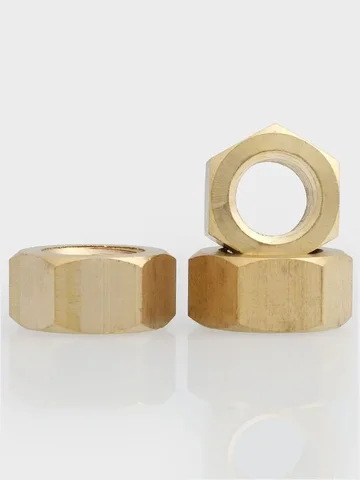 Шестигранные гайки из латуни и меди M1.4-M24