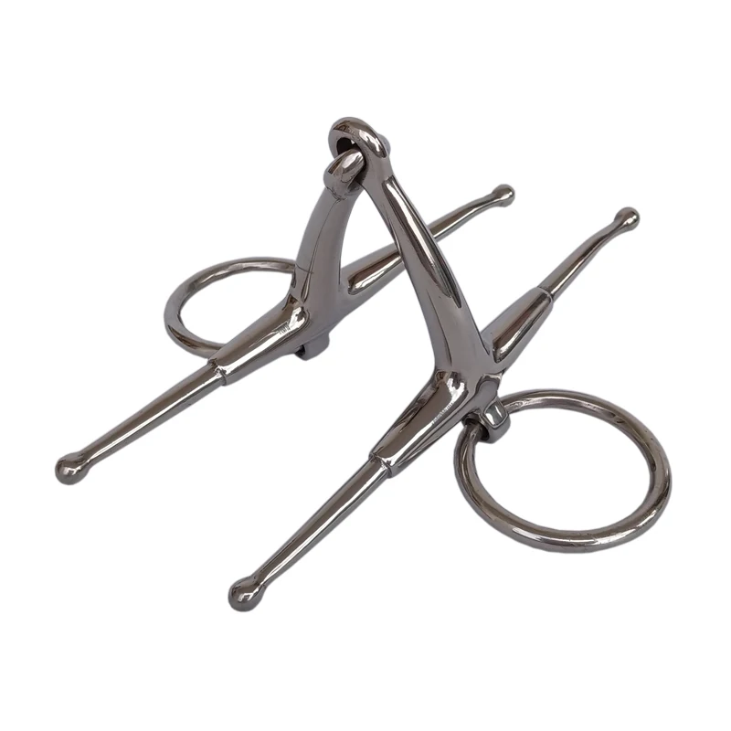 H-Type Stainless Steel Grade Harness 3cm Mouth Iron Water Clamp Accessories Chewing Equestrian Supplies