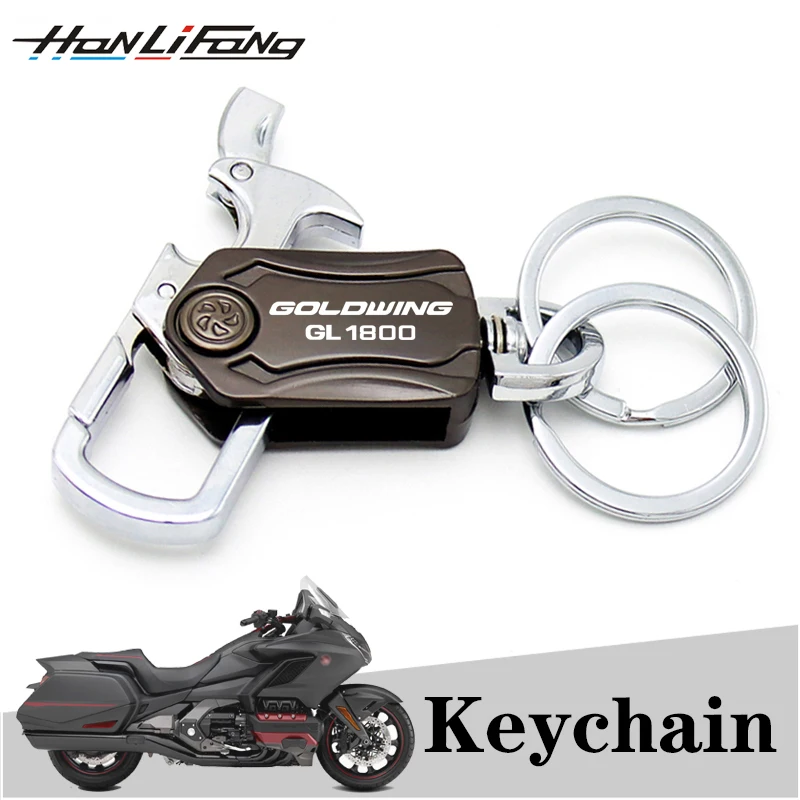 

For Honda GoldWing GL1800 Gold Wing GL 1800 Motorcycle Keychain Metal Keyring Moto Accessories Key Chain Multi-Function Keychain