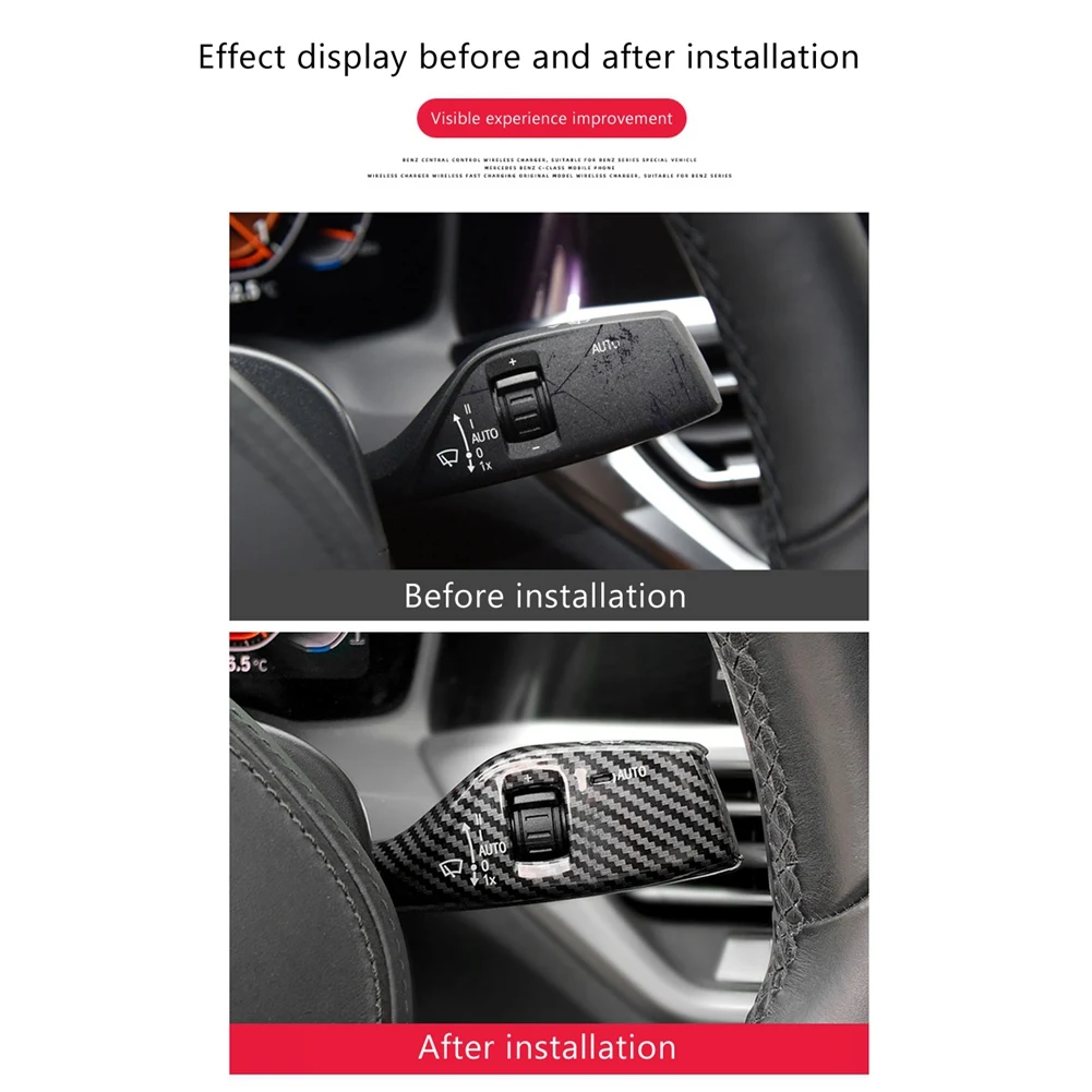 Крышка переключателя автомобильного стеклоочистителя для-BMW 3 5 7 серии G20 G30 G11 G12