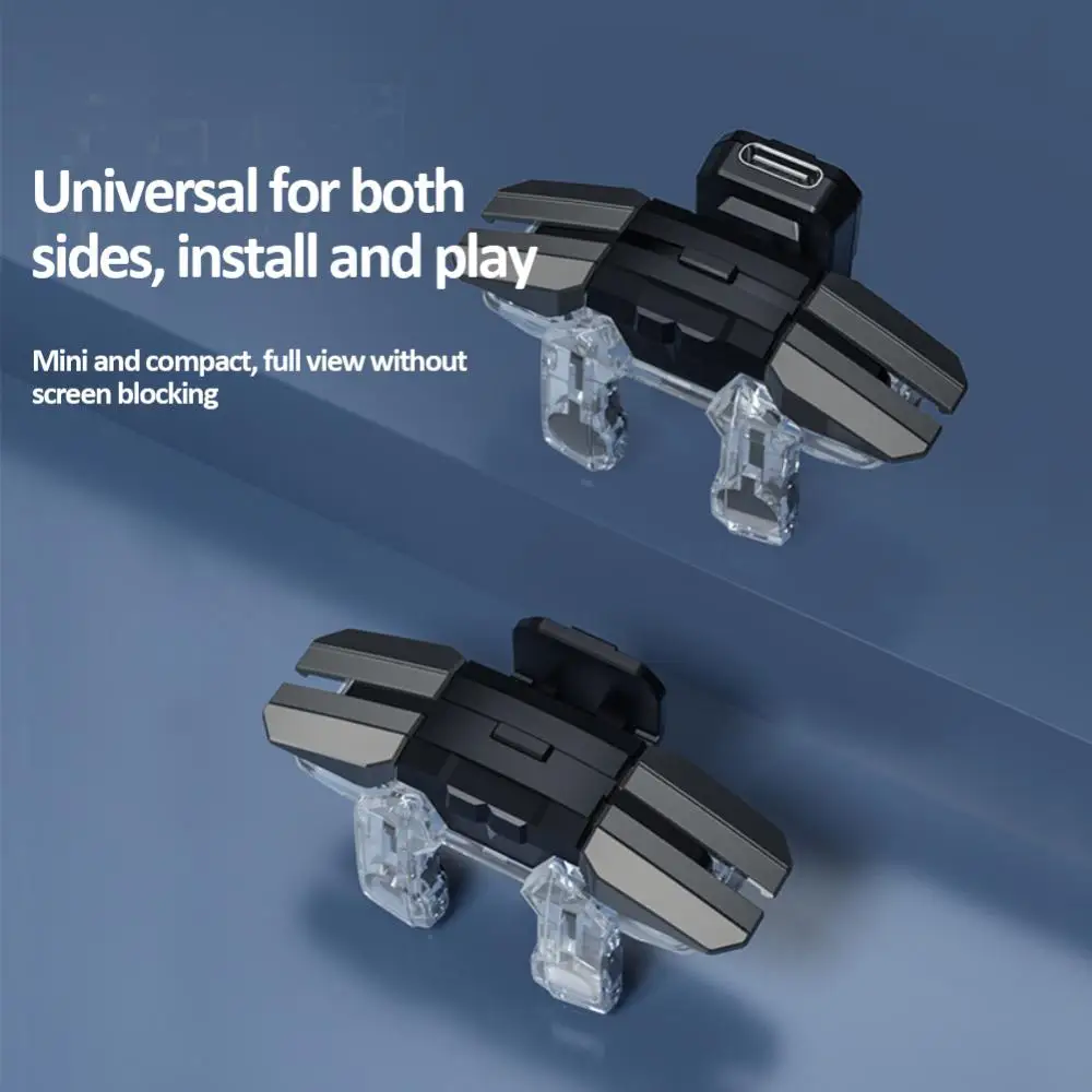 

Game Controller Handle Fire Button Joysticks For Phone Android Mobile Phone Game Trigger 6-finger Aim Shooting L1 R1 Key Button
