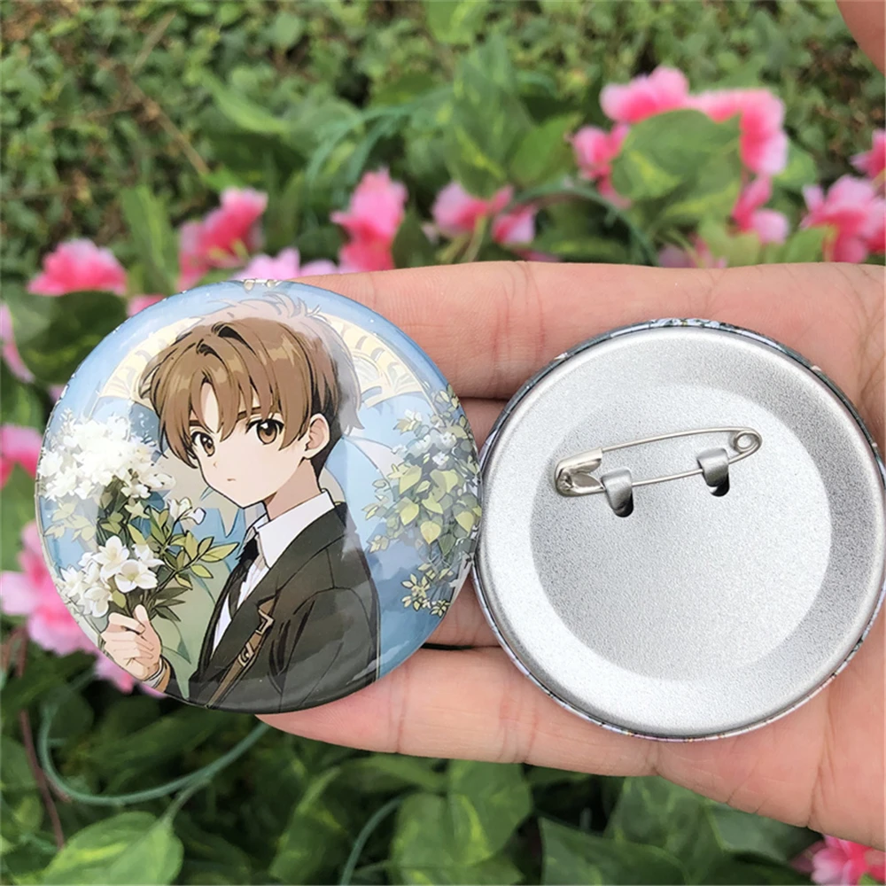 Аниме карточка Captor Sakura LI SYAORAN DAIDOUJI TOMOYO косплей костюм аксессуары брошь булавка