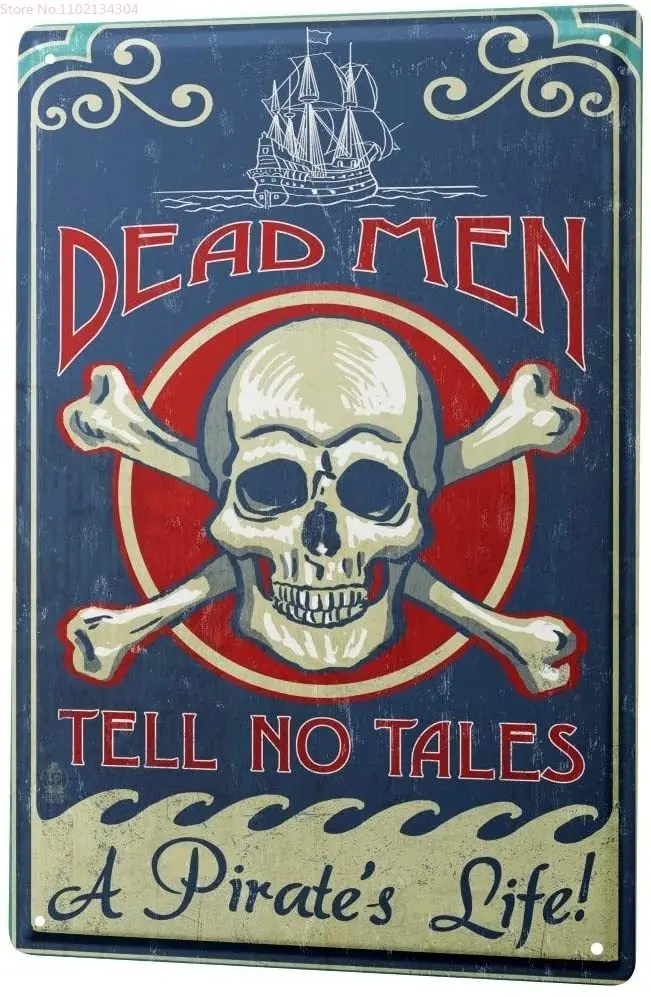 

Tin Sign Metal Plate Decorative Sign Home Decor Plaques Nostalgic Pirates home sweet home sign christmas gift