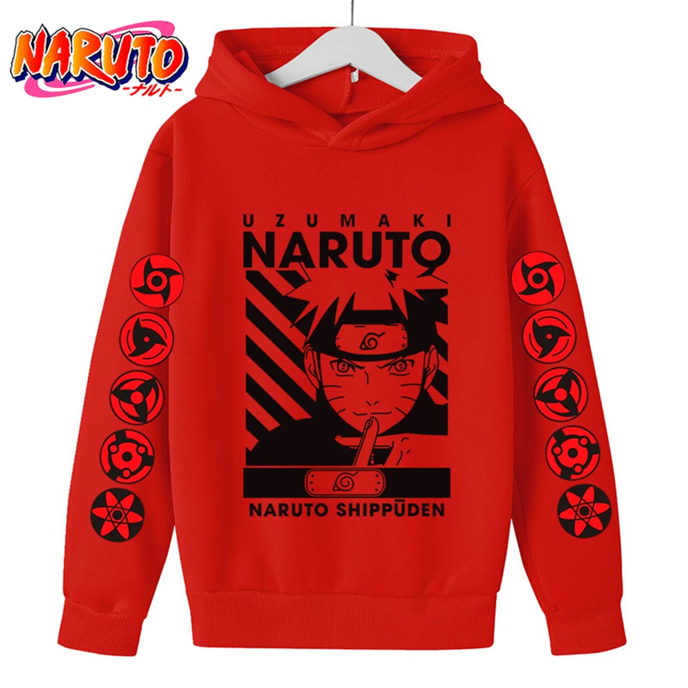 Купи Hot Anime Naruto 3-14 Years Kakashi Children Hoodie Sweatshirt Cosplay Costume Clothing Male/girl Print Hoodie Tops за 213 рублей в магазине AliExpress