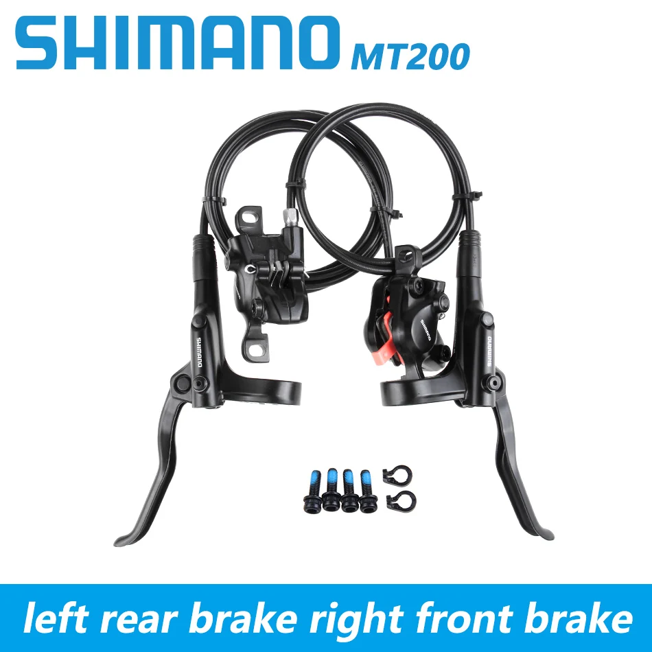 Велосипедный Гидравлический дисковый тормоз SHIMANO MT200 750/800/1350/1450/1650 мм | Спорт и