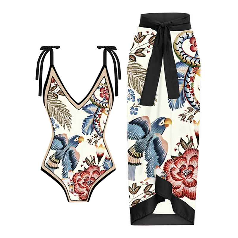 Two Piece Bodysuits Skirt Suits Swimsuit Designer Bathing Suit Beach Skirt Cover Up Luxury Swimwear Surf Wear Beachwear Women