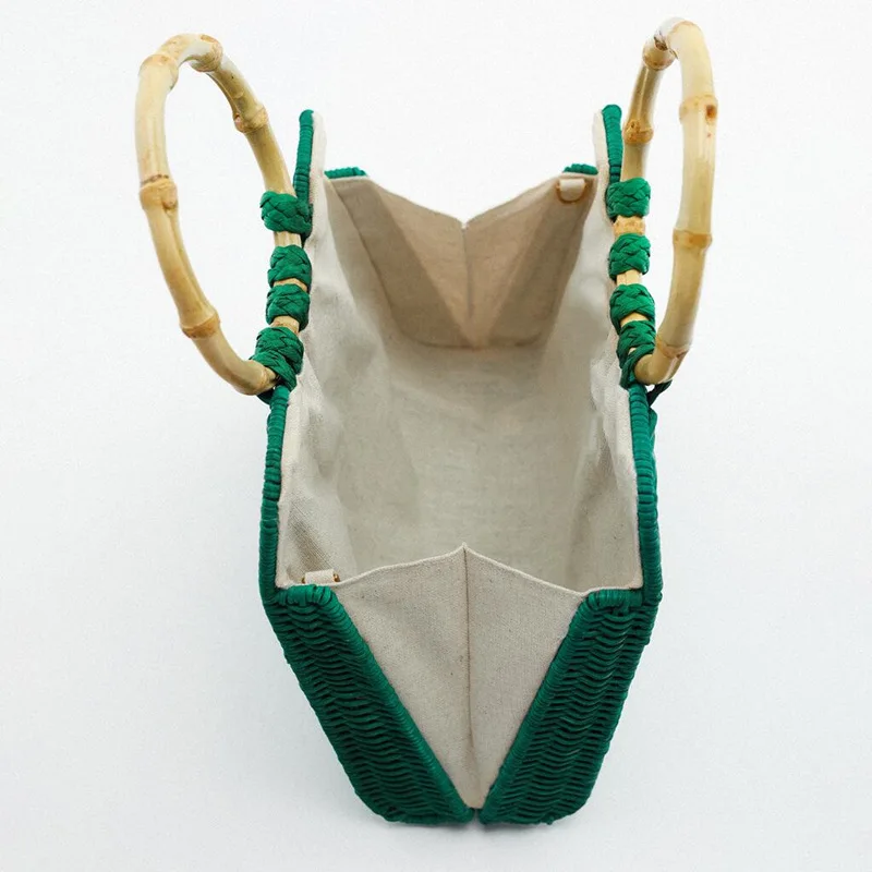 Luxury Designer Wicker Woven Rattan Bag Women Handbags 2022 Bohemian Straw Bags for Women Chains Sling Shoulder Crossbody Bag