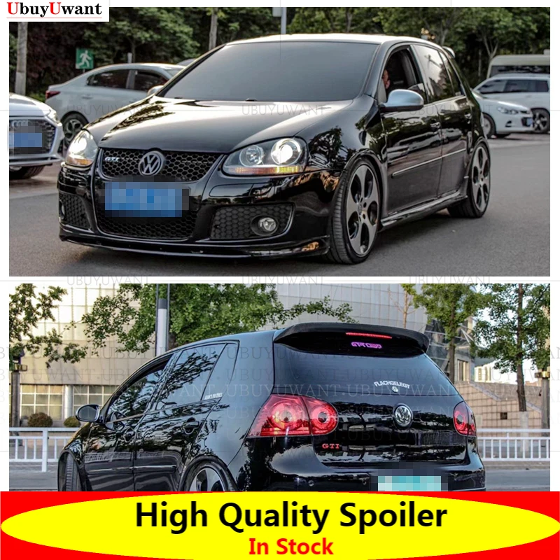 

Спойлер для Volkswagen VW Golf 5 V MK5 R32 GTI высококачественный спойлер из углеродного волокна для заднего багажника крыла губы Автозапчасти автомобил...