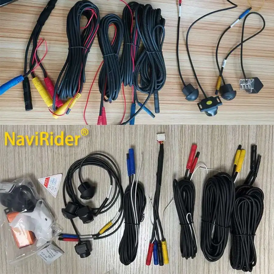 

Автомобильная 360-камера 1080p 3D WDR система объемного обзора 4-канальный видеорегистратор Автомобильная система наблюдения АксессуарыAndroid встроенная 360