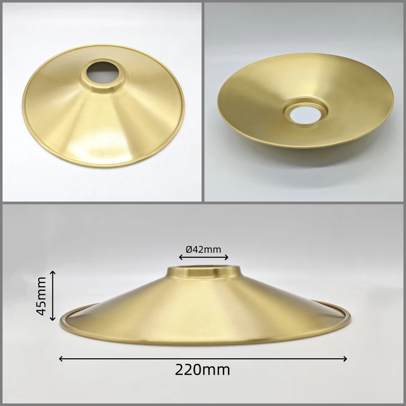 

Медный абажур Calla&Allan