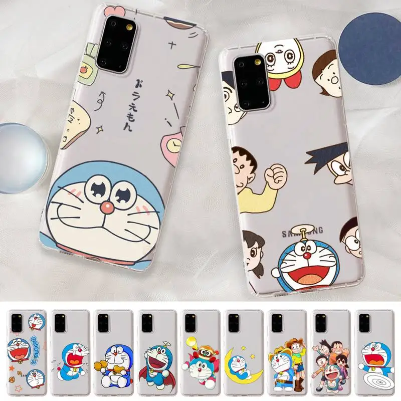 

Bell Cat Phone Case for Samsung A51 A52 A71 A12 for Redmi 7 9 9A for Huawei Honor8X 10i Clear Case