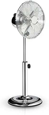 

Ventilador de pedestal VE-5952 - diámetro 25 cm - metal, Color Gris Metalizado