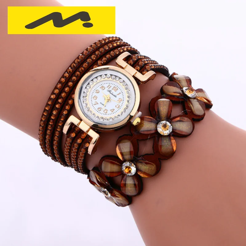 

Fashion White Chimes Diamond Leather Bracelet Lady Woman's Wrist Top Style Watches For Elegant Women Fashionable Delicate часы