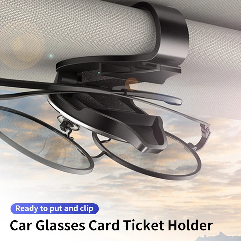 Автомобильный зажим для очков Солнцезащитный козырек держатель солнцезащитных