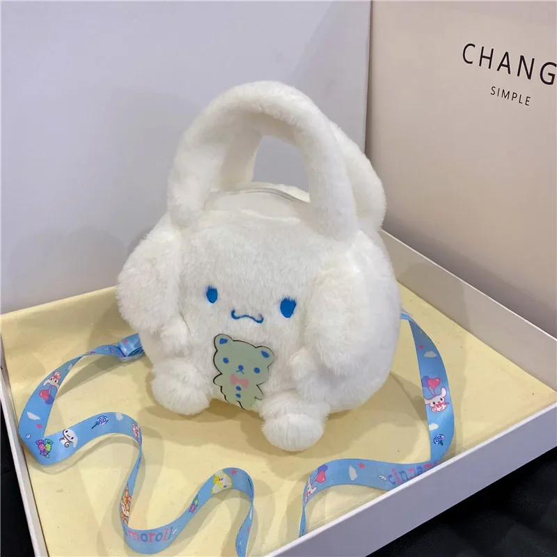 Милая плюшевая сумка Sanrio рюкзак Kuromi аниме Melody Cinnamoroll плюшевые сумки мягкая с