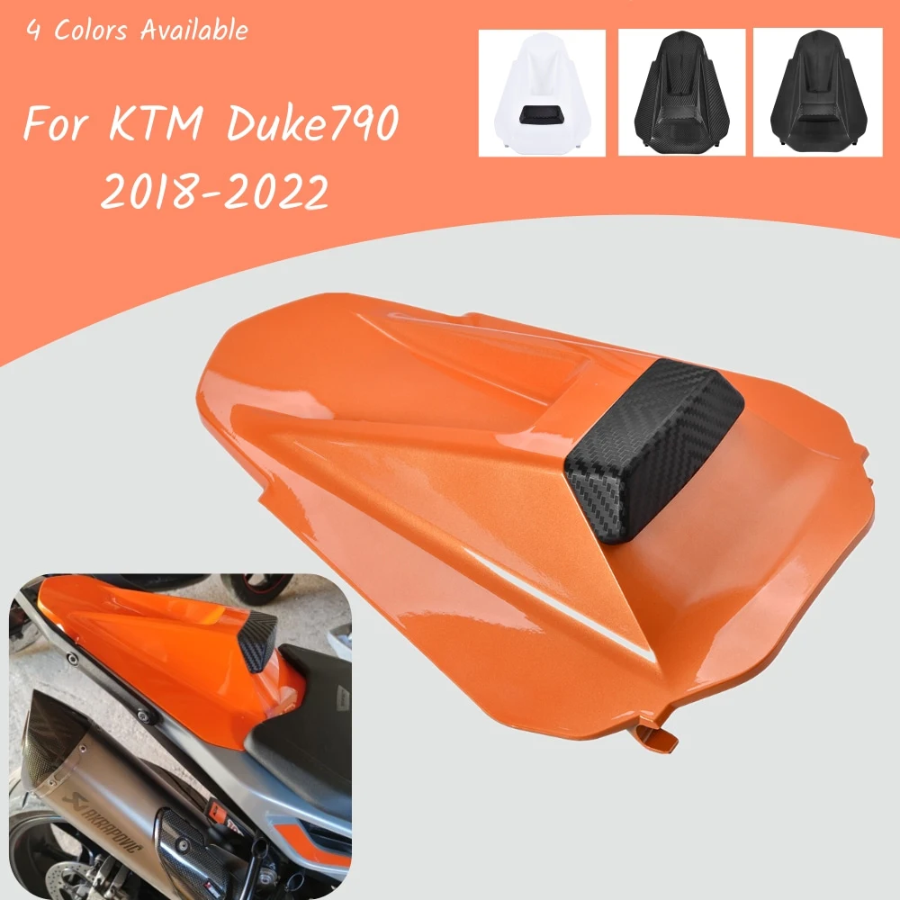 for Duke 790 Rear Pillion Passenger Seat Cover Fairing Cowl For KTM DUKE790 2018 2019 2020 2021 2022 Motorcycle Accessories