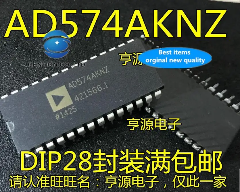 

2pcs 100% orginal new AD574 AD574AKN AD574AKNZ DIP-28 analog-to-digital converter integrated circuit chip