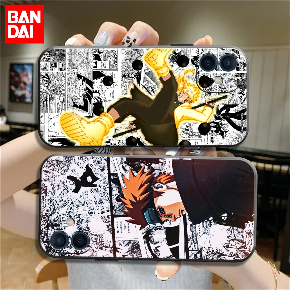 

NARUTO Phone Case For iPhone 11 12 13 Pro MAX Mini 6 6S 7 8 Plus X SR XS MAX SE 2020 5 Soft Silicone TPU Anime Funda Cover Shell